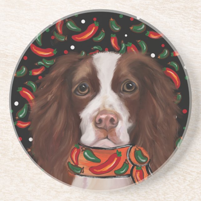 Englischer Springer Spaniel Getränkeuntersetzer (Vorne)