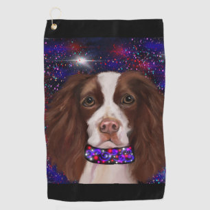 Englischer Springer Spaniel Golfhandtuch