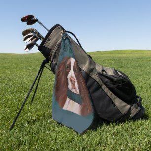 Englischer Springer Spaniel Golfhandtuch