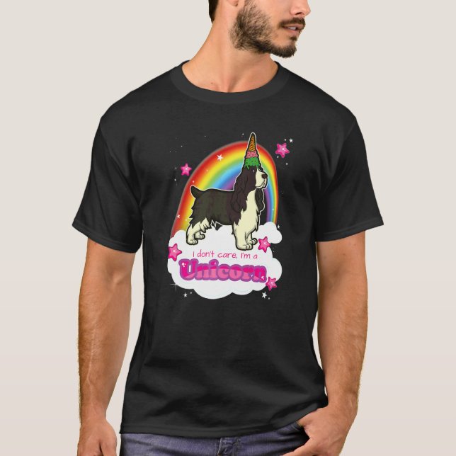 Englischer Springer Spaniel Hund  3 T-Shirt (Vorderseite)