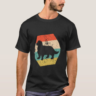Englischer Springer Spaniel Hund Retro Distressed T-Shirt