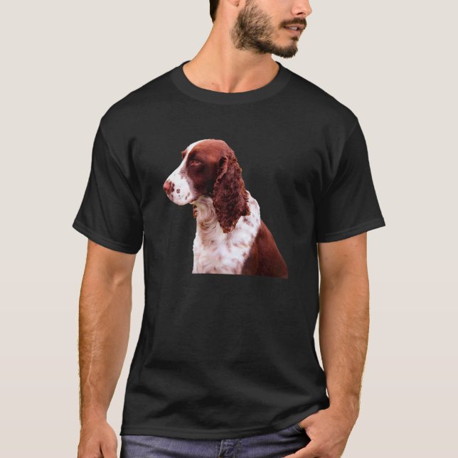 Englischer Springer Spaniel Hund T-Shirt (Vorderseite)