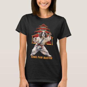 Englischer Springer Spaniel Karate Martial Arts Hu T-Shirt