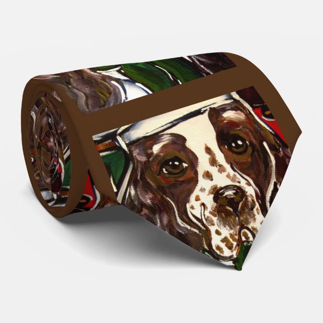Englischer Springer Spaniel Krawatte (Gerollt)