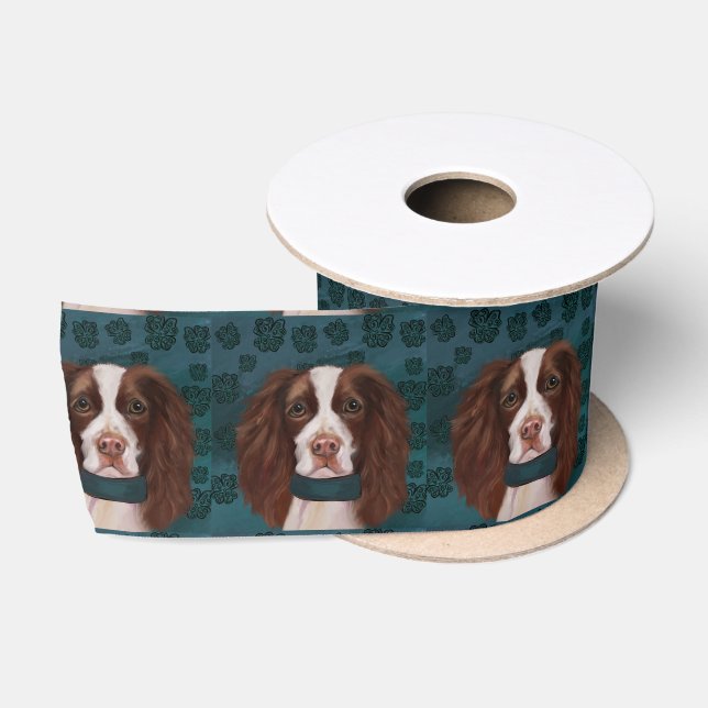 Englischer Springer Spaniel Satinband (Spule)