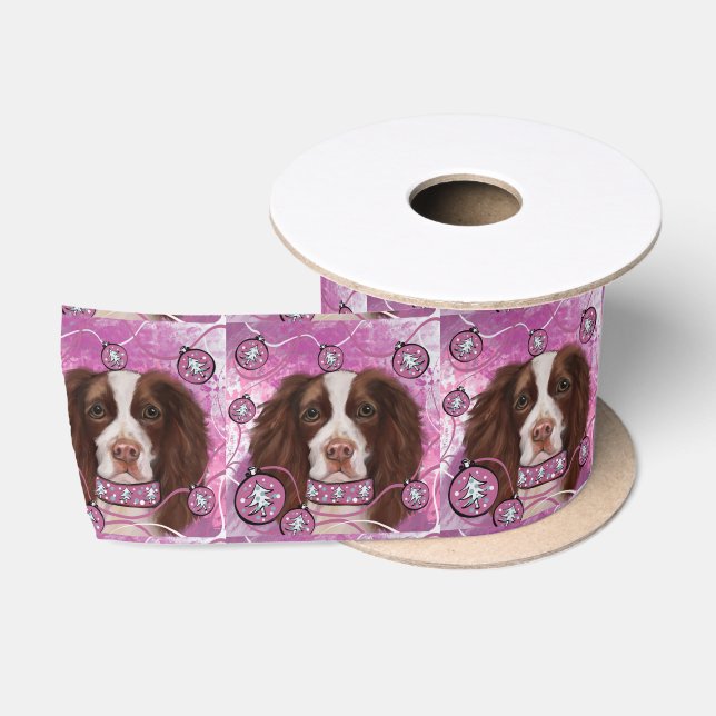 ENGLISCHER SPRINGER SPANIEL SATINBAND (Spule)