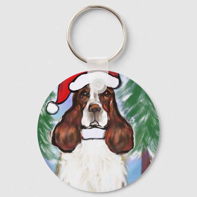 ENGLISCHER SPRINGER SPANIEL SCHLÜSSELANHÄNGER (Vorderseite)
