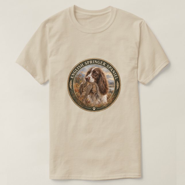 Englischer Springer Spaniel  T-Shirt (Design vorne)