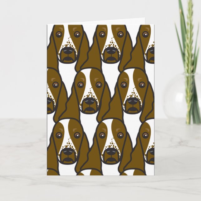 Englischer Springer-Spaniels Karte (Vorderseite)