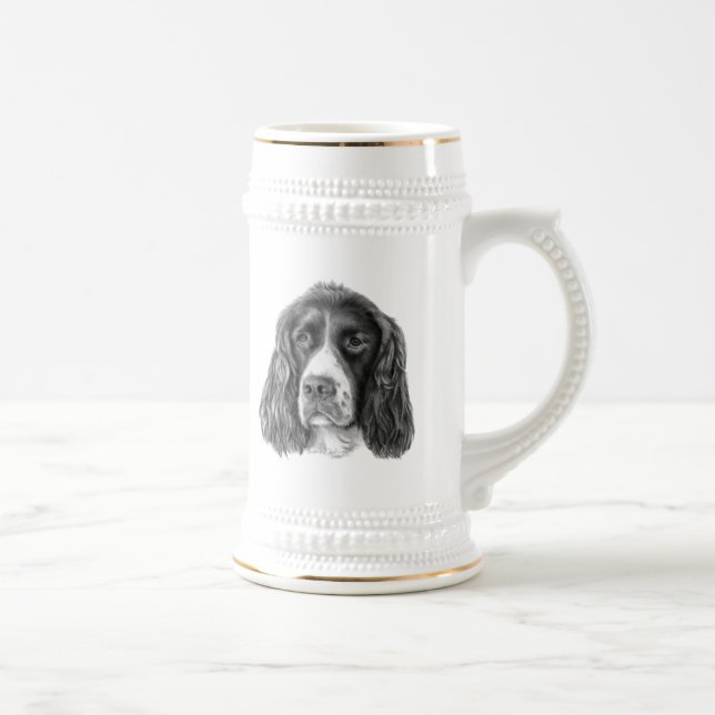 Englischer SpringerSpaniel Bierglas (Rechts)