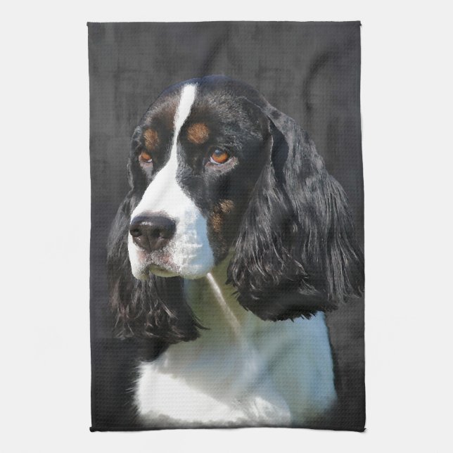 Englischer SpringerSpaniel Handtuch (Vertikal)