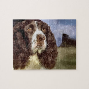 Englischer Springerspaniel-Kunst Puzzle