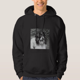 Englischer Springerspaniel-mit Kapuze Sweatshirt