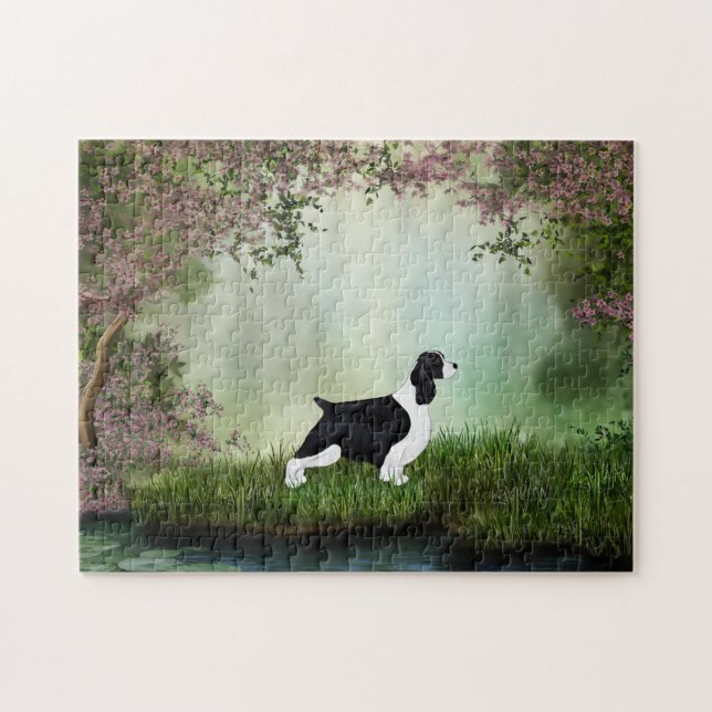 Englischer Springerspaniel-Puzzle Puzzle (Horizontal)
