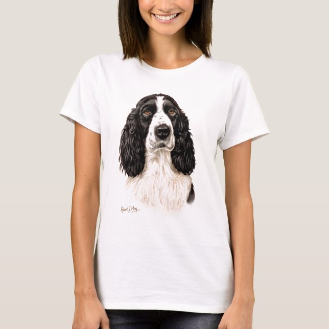 Englischer SpringerSpaniel T-Shirt (Vorderseite)