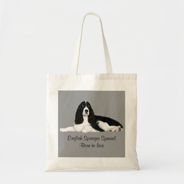 Englischer Springerspaniel-Taschen-Tasche Tragetasche (Vorne)