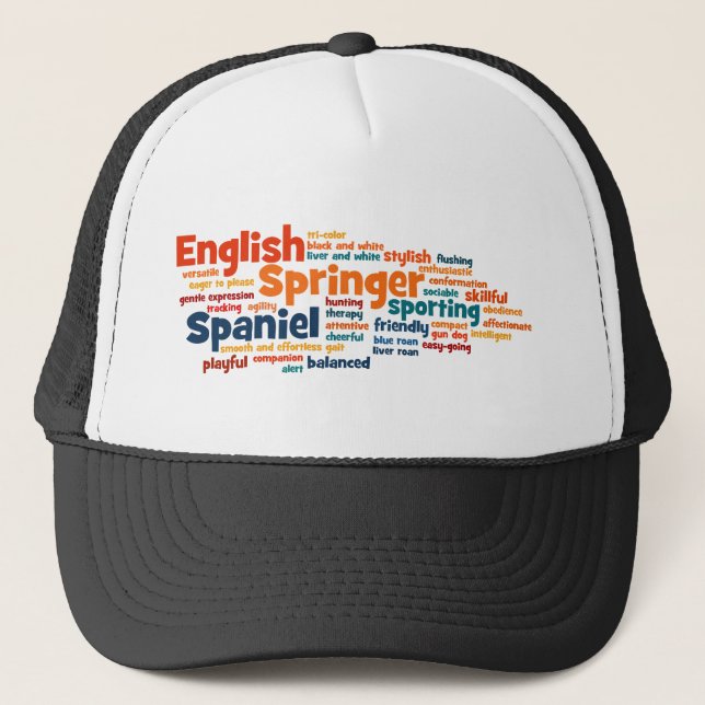 Englischer SpringerSpaniel Truckerkappe (Vorderseite)