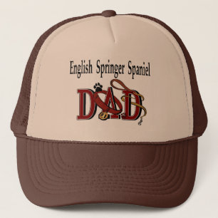 Englischer Springerspaniel-Vater-Geschenke Truckerkappe