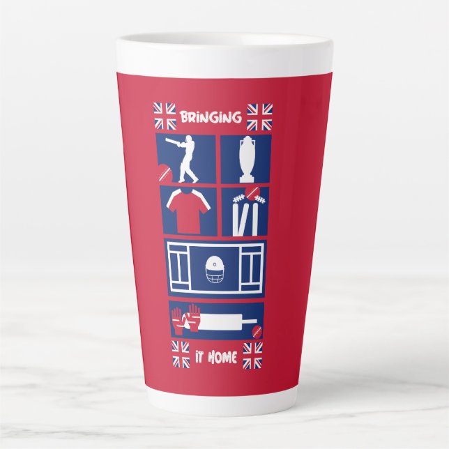 Englischer Test Cricket   Milchtasse (Vorderseite)