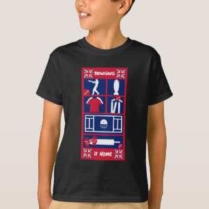 Englischer Test Cricket-T - Shirt
