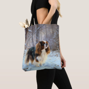 Englischer Toy Spaniel Lass es schneien Weihnachte