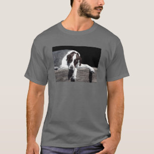 Englischer Zeiger - dunkler T - Shirt - "Sophie "