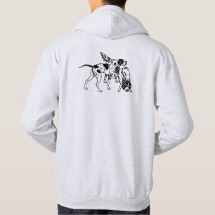 englischer Zeiger und Setter Hoodie