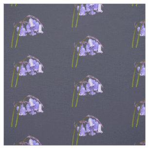 Englisches Bluebell-Blumen-Gewebe Stoff