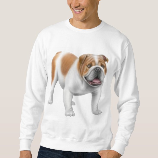 Englisches Bulldoggen-Sweatshirt Sweatshirt (Vorderseite)