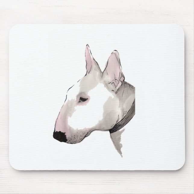 englisches Bullterrier mousemat Mousepad (Vorne)