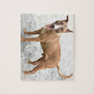 Englisches Bullterrier-Puzzlespiel Puzzle
