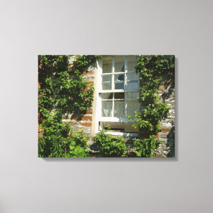 Englisches Cottage I Charmant Leinwanddruck