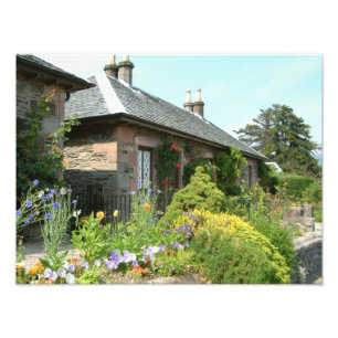 Englisches Cottage II mit Blumengarten Fotografie