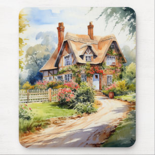 Englisches Cottage Mousepad