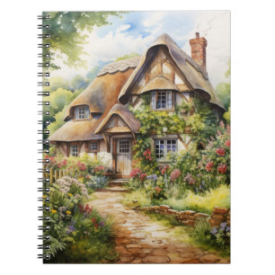 Englisches Cottage Notizblock