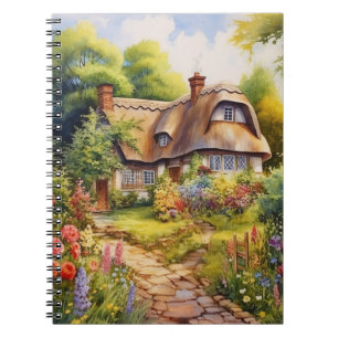 Englisches Cottage Notizblock