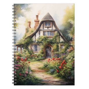 Englisches Cottage Notizblock