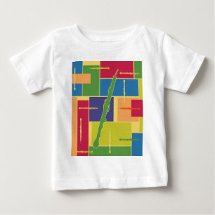 Englisches Horn Colorblocks Baby T-shirt