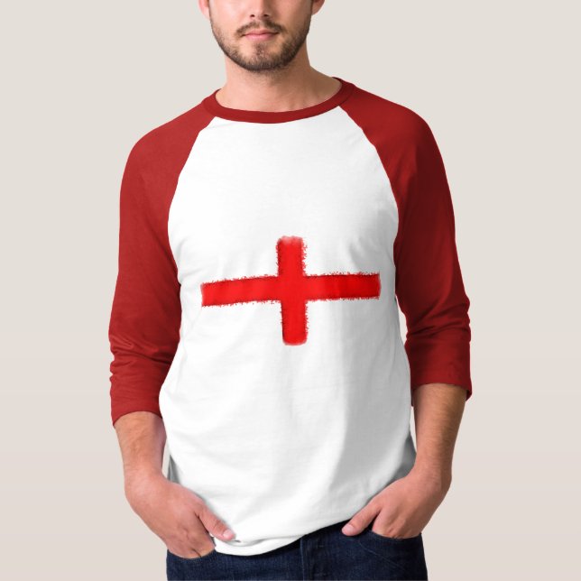 englisches Kreuz T-Shirt (Vorderseite)