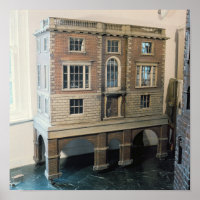 Englisches Puppenhaus mit Balkonen