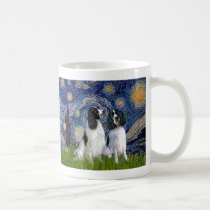 Englisches Springer-Paar - Sternennacht Tasse