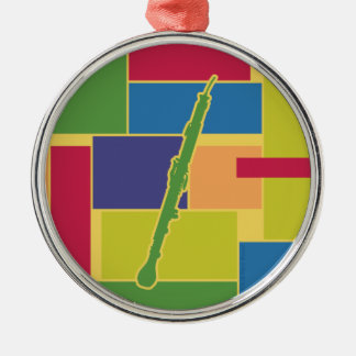 Englischhorn Colorblocks Weihnachtsornament