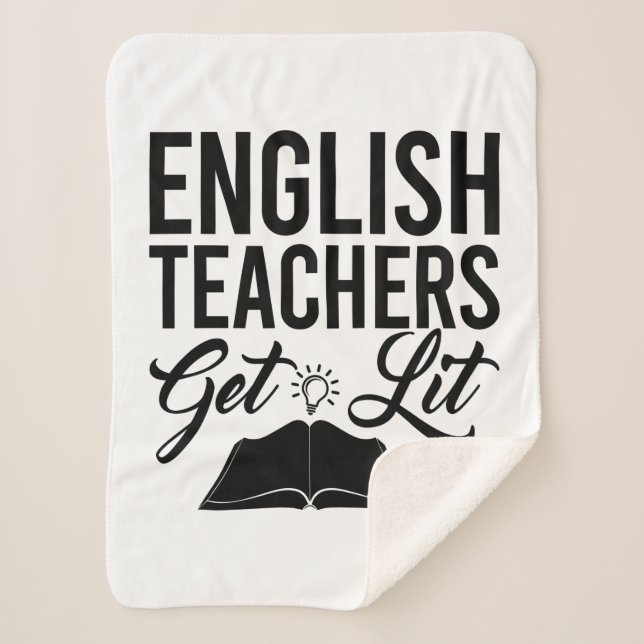 Englischlehrer bekommen Lit Sherpadecke (Vorderseite)
