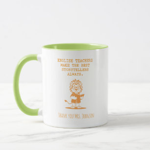 Englischlehrer beste Erzähler literarisch Tasse