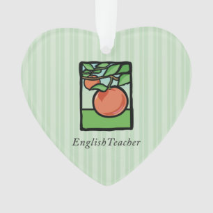 Englischlehrer Danke, Apple Ornament