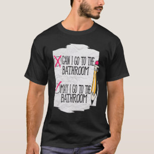 Englischlehrer, der eine Grammatikschule unterrich T-Shirt
