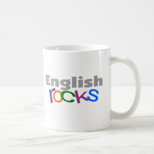 Englischlehrer-"englische Felsen-" Geschenke Tasse