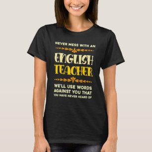 Englischlehrer Grammatikalisch Richtige Rechtschre T-Shirt