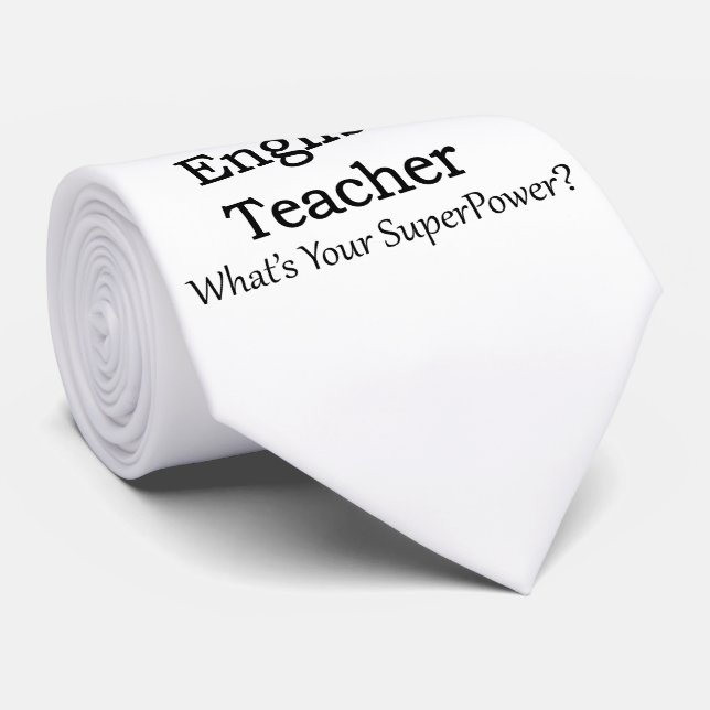 Englischlehrer Krawatte (Gerollt)