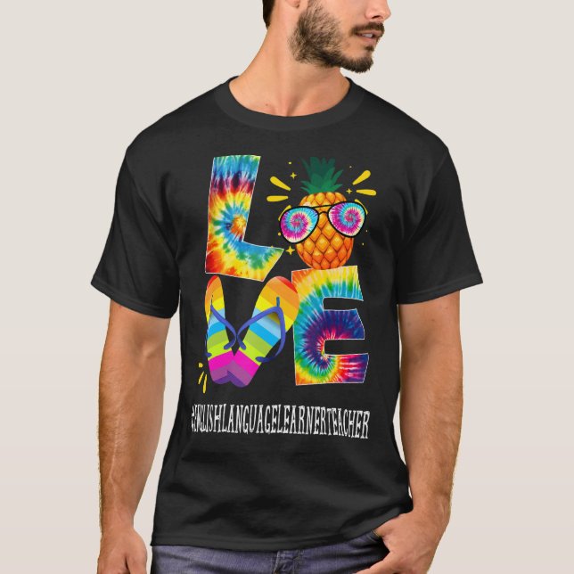 Englischlehrer Liebe Ananas Ti T-Shirt (Vorderseite)
